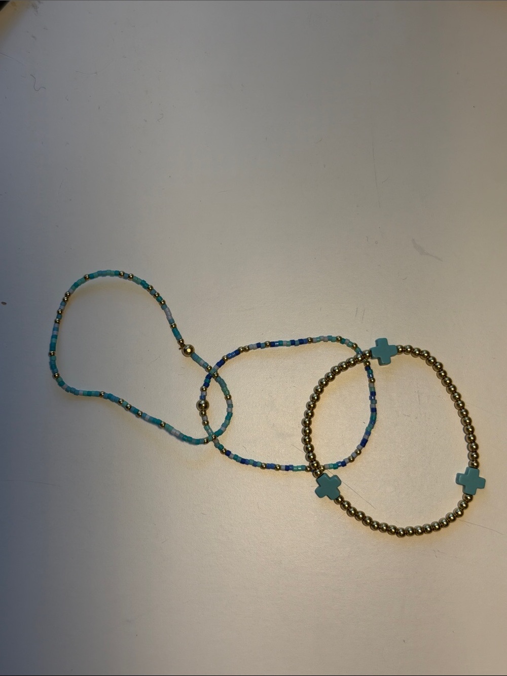 ENewton Turquoise Beaded bracelet set
